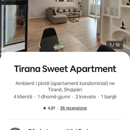 Appartement Sweet 1 Tirana